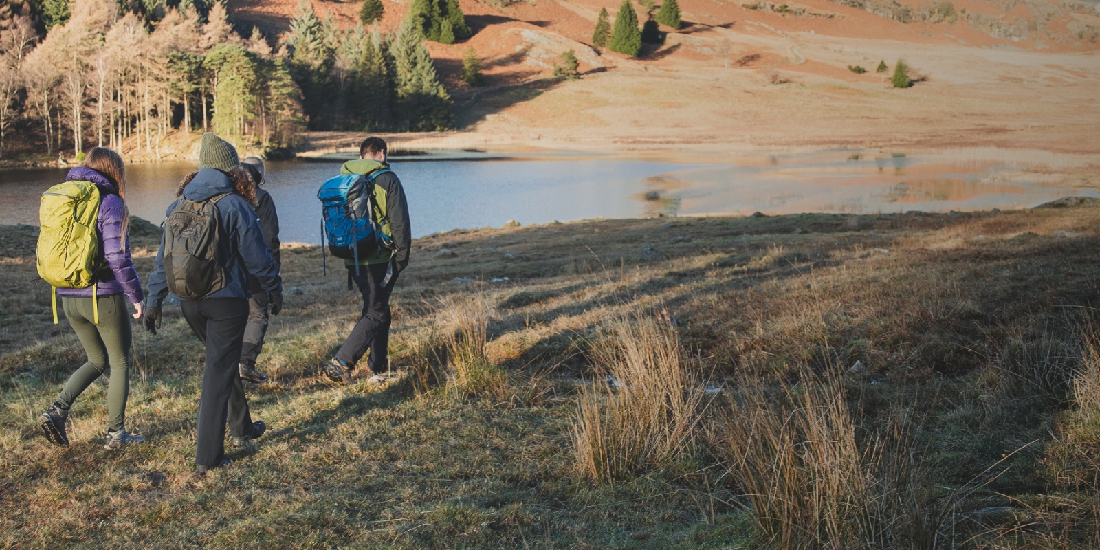 campers hiking with gear made from CORDURA® products
